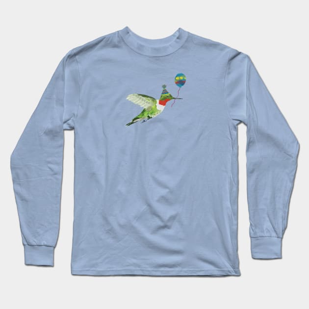 Party Bird Long Sleeve T-Shirt by EmilyLaurelHarris